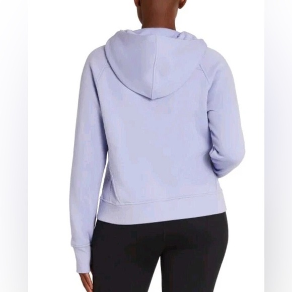 Danskin mixed rib cozy half zip hoodie sweater nwt - Picture 2 of 4